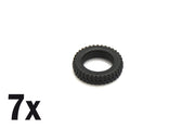 Italeri 6558 Mercedes-Benz L3000 S, rubber tire with seven-piece quantity label