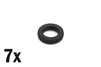 Italeri 6558 Mercedes-Benz L3000 S, rubber tire with seven-piece quantity label
