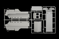 Italeri 7404 Sd.Kfz.2 Kettenkrad, unpainted body and interior parts on sprue