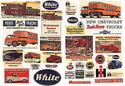 JL Innovative Vintage Truck Signs 1940's to 1950's, SKU JLI243