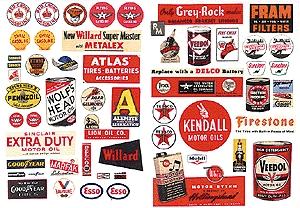 JL Innovative 1930's-1960's Gas Station/Oil Signs, SKU JLI284