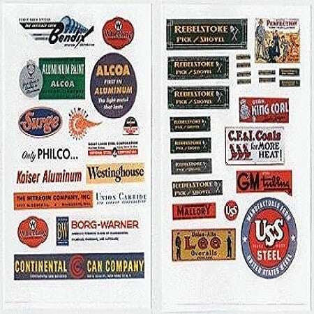 JL Innovative 1940s-1950s Industrial Signs, SKU JLI292