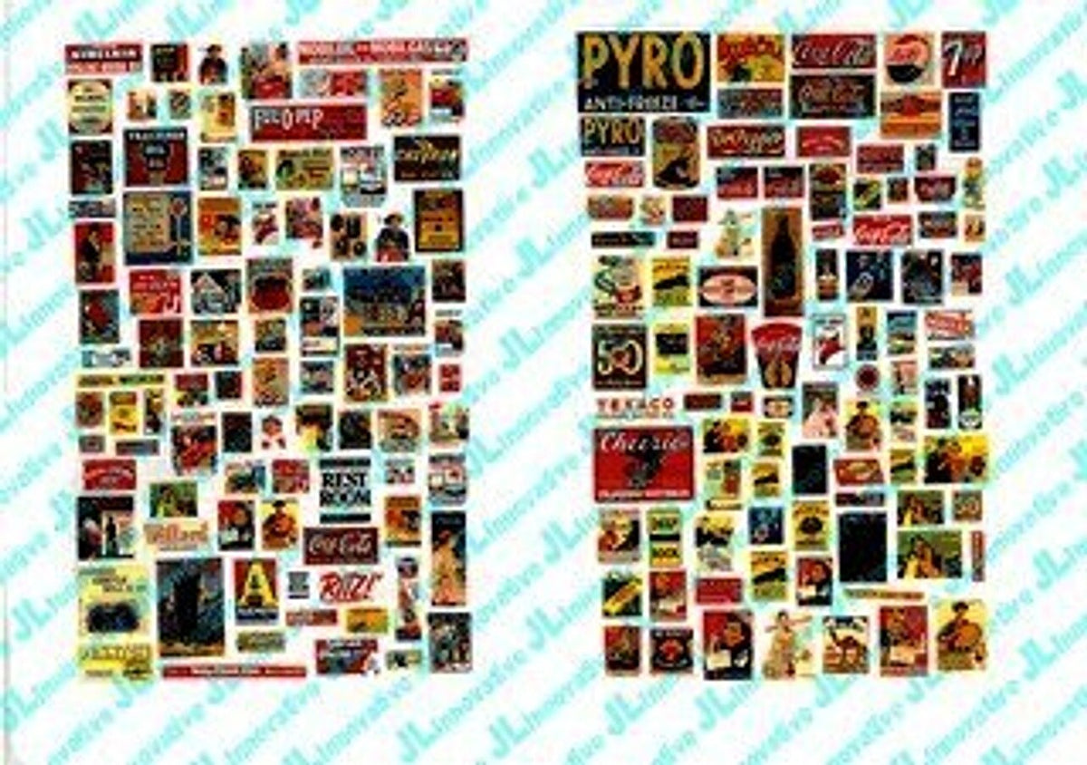 JL Innovative 1930's - 1950's Country Store Posters/Signs, SKU JLI322