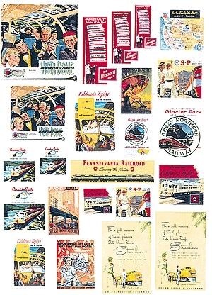 JL Innovative Design 408 HO railroad advertising printed posters and signs