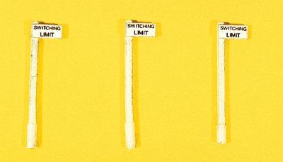 JL Innovative Custom Switching Limit Sign Set (3), SKU JLI834