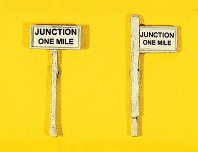 JL Innovative Custom Junction One Mile Sign Set (2), SKU JLI837