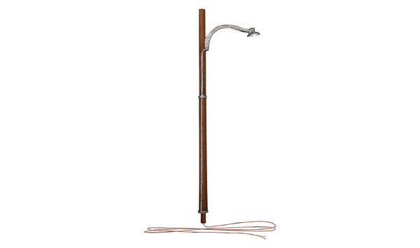 Woodland Scenics JP5638 Wooden Pole Street Lights – N, 3 Pack