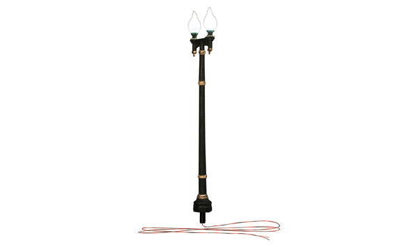 Woodland Scenics JP5648 O Scale Double Lamp Post Street Lights – 2 Pack
