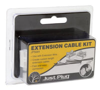 Woodland Scenics JP5684 Just Plug Extension Cable Kit retail package photograph