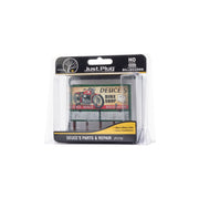 Woodland Scenics JP5792 HO Deuce’s Parts & Repair Lighted Billboard– product image 5