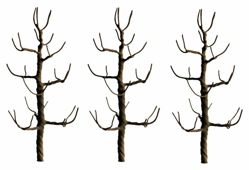 JTT Scenery Products HO 94124 Premium Sycamore Tree Armatures 4" (3) — exact JTT Scenery Products product reference