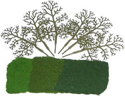 JTT HO Scale Deciduous Trees 3–4 in 16-Pack
