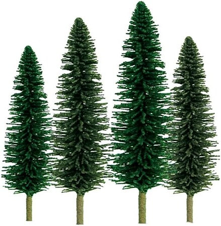 JTT 92032 O Scale Cedar Trees 6–10 Inches, 12 Pack product view