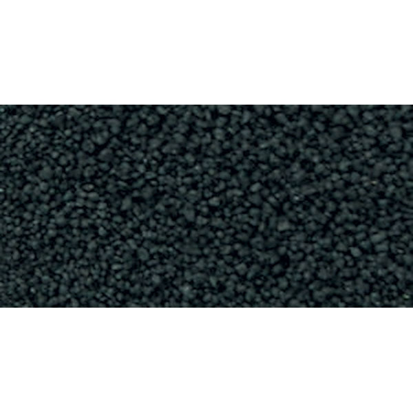 JTT 95220 medium black scenic gravel showing the aggregate texture
