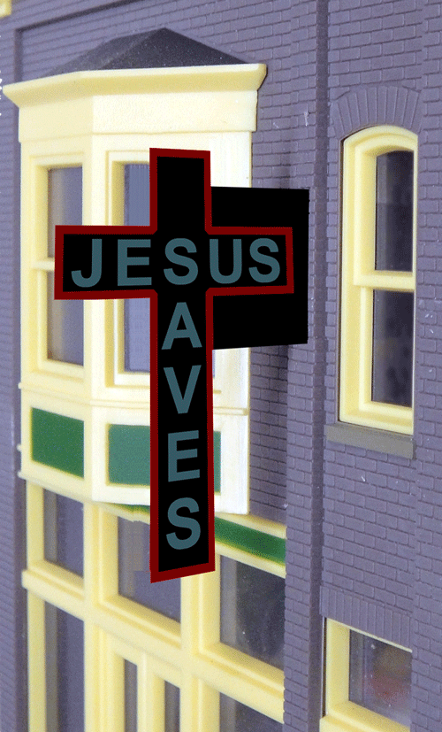 Miller Engineering Jesus Saves Sign (Lg) — exact product reference