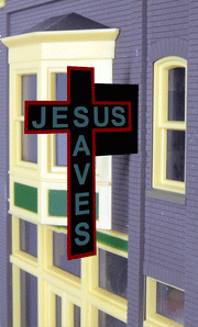 Miller Engineering Jesus Saves Sign (Lg) — exact product reference
