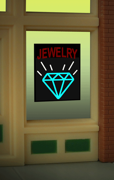 Miller Engineering Jewelry Window Sign — exact product reference