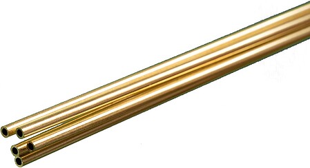 K&S Precision Metals 1144 3/32" x 36" Round Brass Tube