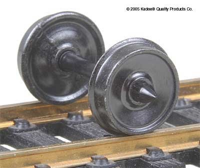 Kadee HO 522 36" Diameter Smooth Back Freight and Passenger Wheelsets (12 sets) — exact product view