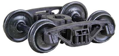 Kadee HO 566 Barber S-2-B Self-Centering Truck with 33" Smooth Back Wheels — exact Kadee product image