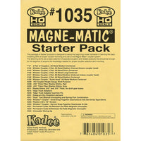 Kadee 1035 starter-pack label showing the supplied parts assortment