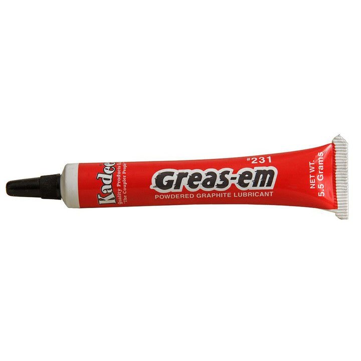 Kadee 231 Greas-em 5.5-gram dry graphite lubricant tube