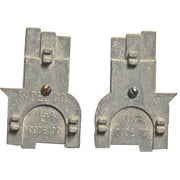 Two views of the single Kadee 341 gauge, showing Code 70 and Code 100 faces