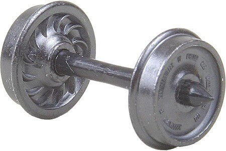 Kadee 521 HO 36-inch ribbed-back metal wheelset
