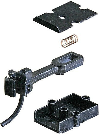 Kadee KAD746 #746 O Scale long centerset AAR Type E metal couplers with plastic boxes