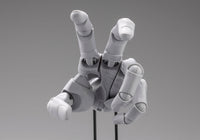 Kotobukiya AT035 men's left-hand model in gray, two-finger gesture