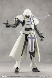 Kotobukiya CX008 Cleric Coat front view on optional model, not included