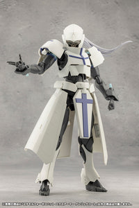 Kotobukiya CX008 Cleric Coat front view on optional model, not included