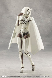 Kotobukiya CX008 cape configuration on optional female-body model, not included