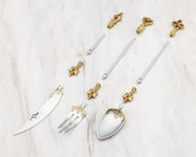 Kotobukiya GE008J separated heads, handles and pommels showing modular construction