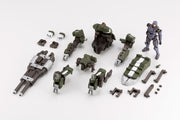 Kotobukiya HG068R, armor components, pilot and accessories laid out