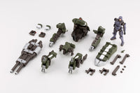 Kotobukiya HG068R, armor components, pilot and accessories laid out