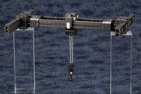 Kotobukiya HG083, crane, girder and running rail unit displayed on separate clear supports
