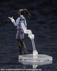 Kotobukiya HG132 ponytail operator rear pose; display stand not included