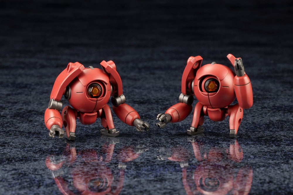 Kotobukiya HG162, two red MSG Orb models in different poses
