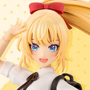 Kotobukiya JK003R, Ritsuka Saeki face, ponytail and backpack detail