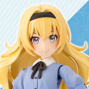 Kotobukiya JK048 Emma Koishikawa assembled model, face and upper-body detail
