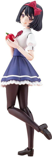Kotobukiya JK067, assembled Snow White with bob-cut hair, ribbon and apple