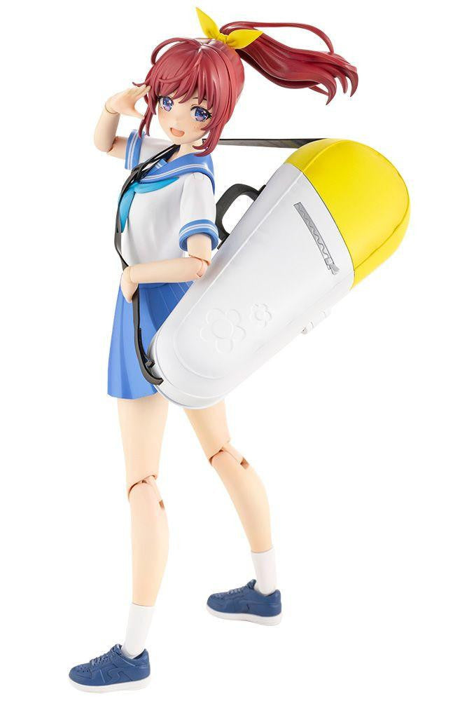 Kotobukiya JK069, assembled Club Manager with racket case