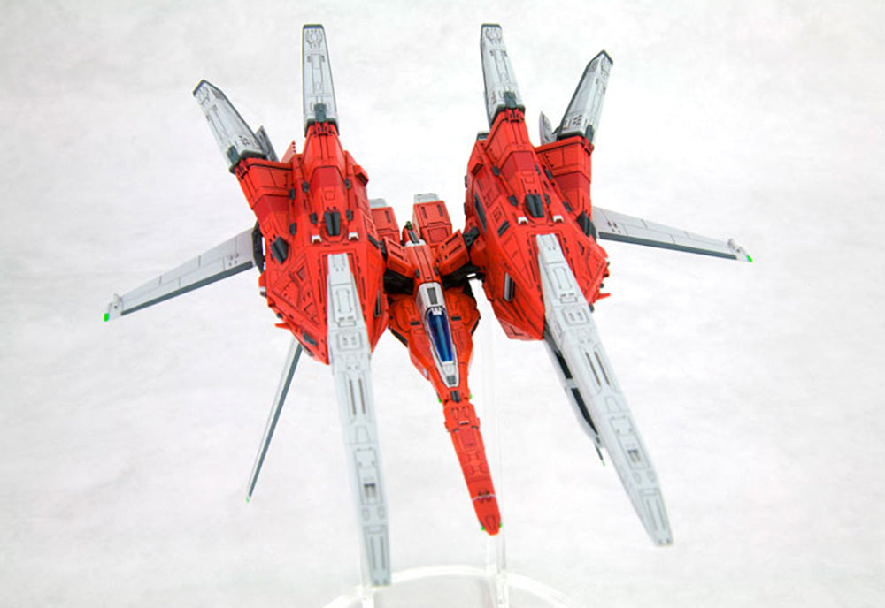 Kotobukiya KP181X assembled red-and-white R-GRAY1 on display support