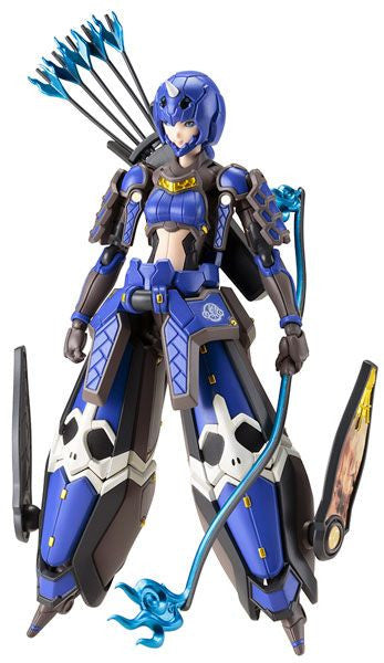 Kotobukiya KP382R, assembled Indigo Guardian Shiki with bow and blue armor