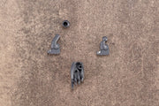 Kotobukiya MB46, hand and three connector styles shown separately