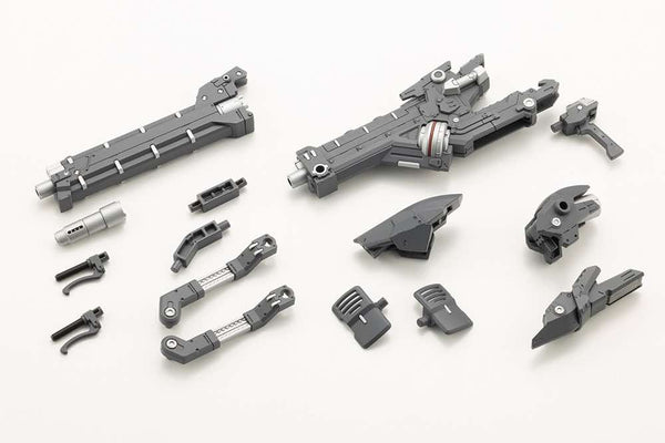 Kotobukiya MH36, complete Laser Cannon accessory parts laid out
