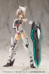 Kotobukiya MH48J Saber Mode held by a demonstration figure, figure not included