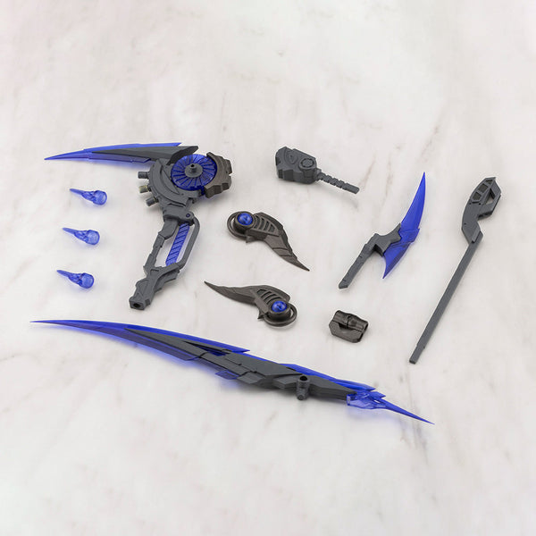 Kotobukiya MH69J, gray frame, clear-blue blades, handle and joints laid out