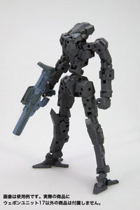 Kotobukiya MW17X alternate gun configuration on a demonstration figure; figure not included